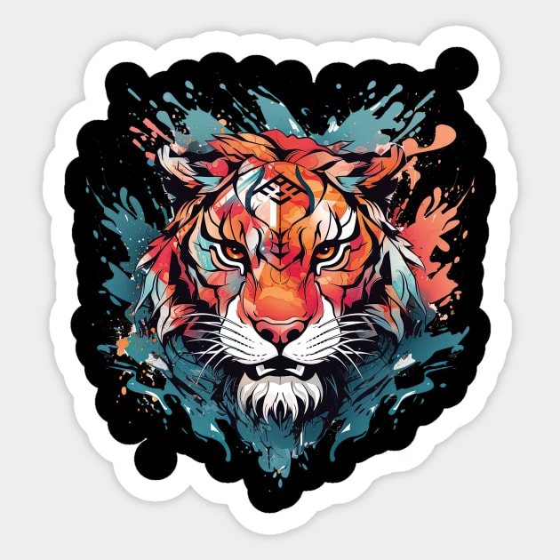 Tiger Ink Tattoo Sticker by ArtLegend99